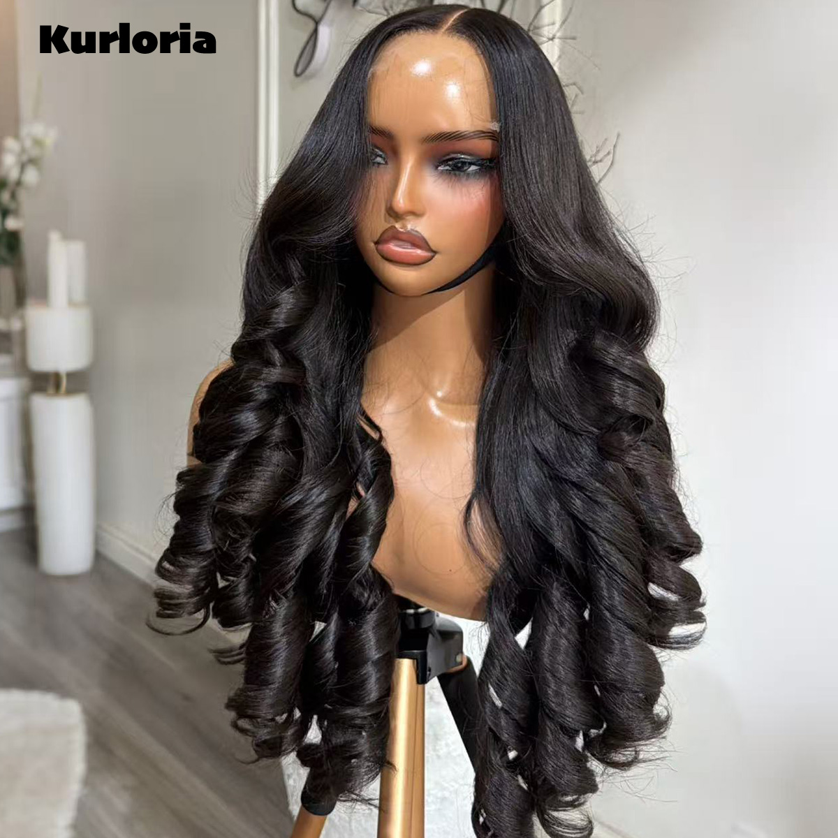 Glueless Wear And Go Human Hair Wig - 100% Human Hair Natural Black Lace
