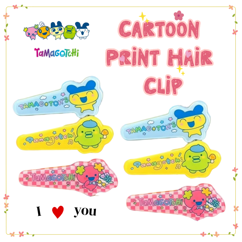 Hair Bundles - New Tamagotchi Mametchi Kuchipatchi Cartoon Printed