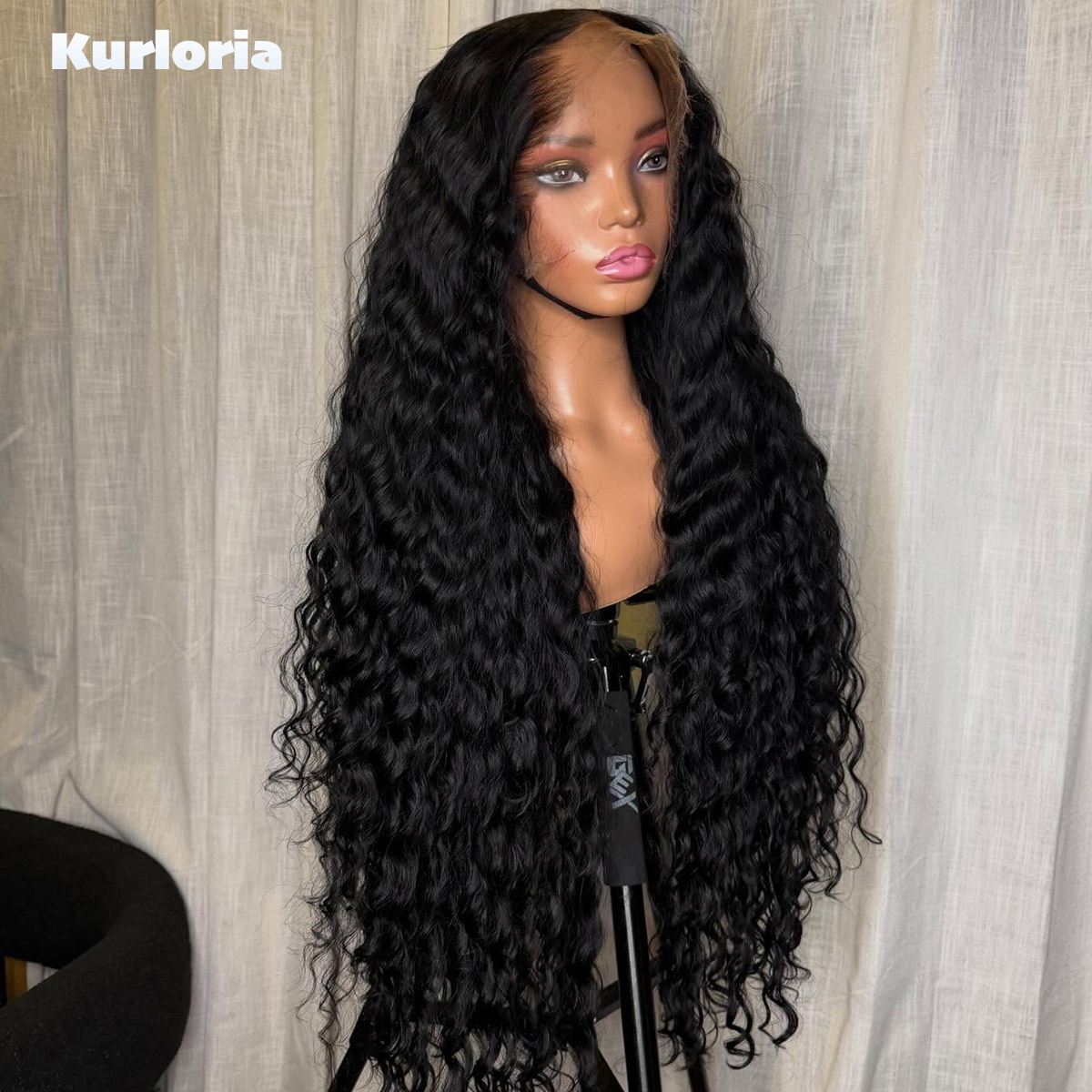 500 Density Deep Wave Natural  - Glueless Wear And Go Human Hair Wig 评论和价格