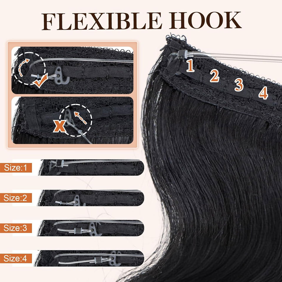 S-noilite Wire In Human Hair E - Invisible Tape In Extensions Real Hair 评论和价格