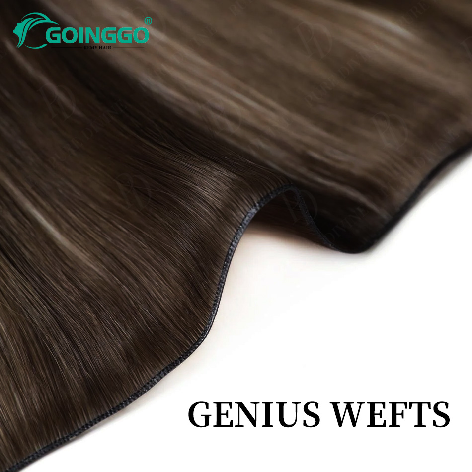 Ready to Ship Genius Weft Stra - Invisible Tape In Extensions Real Hair 评论和价格