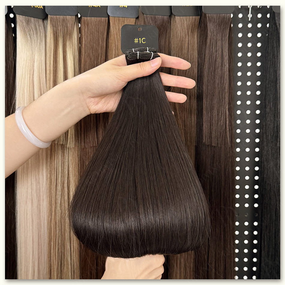 Ready to Ship Genius Weft Stra - Invisible Tape In Extensions Real Hair 评论和价格