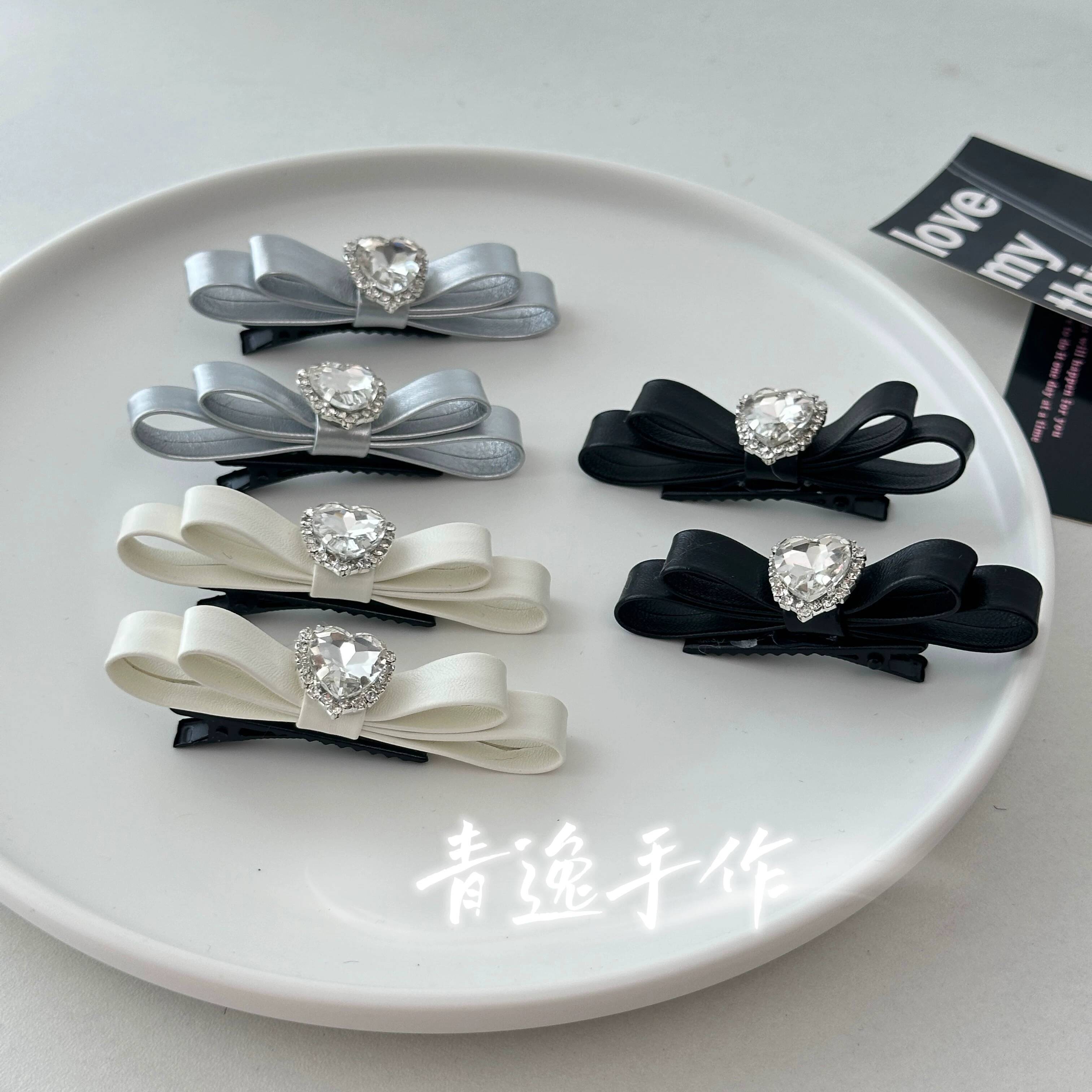 Landmine Style Lace-style Hear - Hair Clips 评论和价格