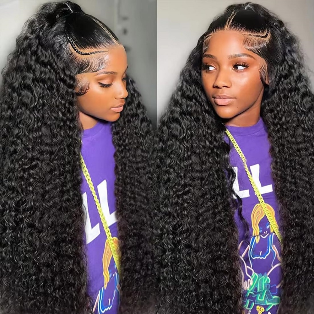 200 Density Natural Colored De - Human Hair Wigs 评论和价格
