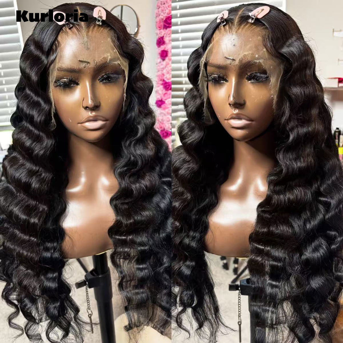 450 Density Deep Wave Wig 13x4 - Glueless Wear And Go Human Hair Wig 评论和价格