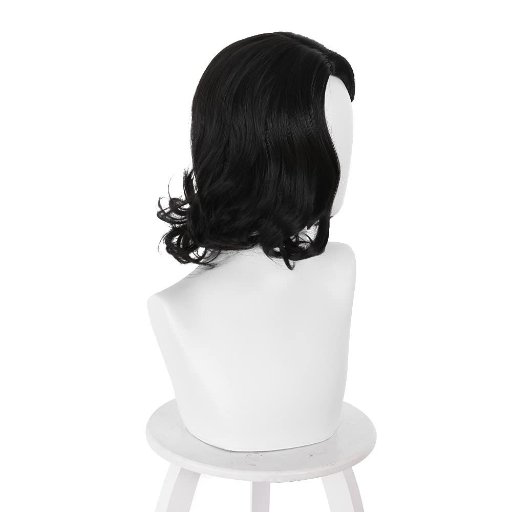 Black Short Bob Wavy Middle Pa - Synthetic Braided Wigs For Black Women 评论和价格